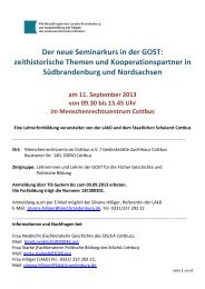Der neue Seminarkurs in der GOST: zeithistorische Themen und ...