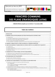 principes communs des plans strategiques latins - SODK