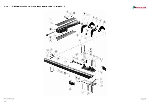 Spare Parts List Model PB/RB Semi mounted plough - Hjallerup ...