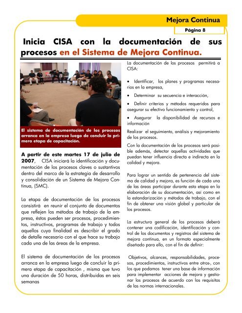 Gaceta Julio 2007 - ci-sa.com.mx