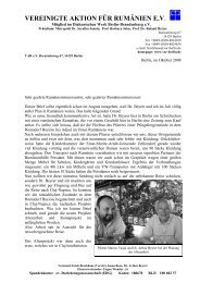 Erich Brockhaus - Vereingte Aktion fÃ¼r RumÃ¤nien