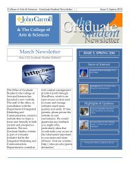 Jcu Npa News John Carroll University