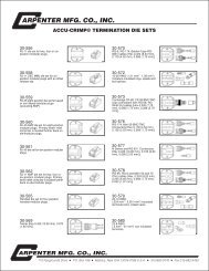 ARPENTER MFG. CO., INC. - Stanley Supply & Services