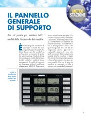 IL PANNELLO GENERALE DI SUPPORTO