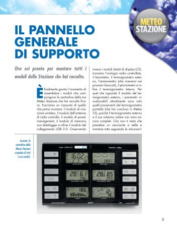 IL PANNELLO GENERALE DI SUPPORTO