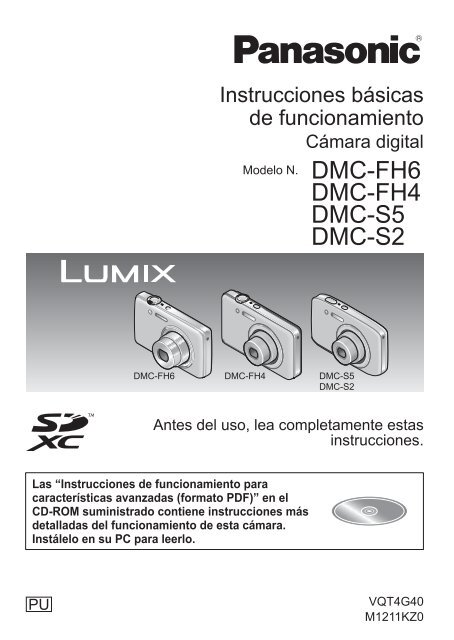 Manual de Usuario Basico para la DMC-S2PU() - Panasonic