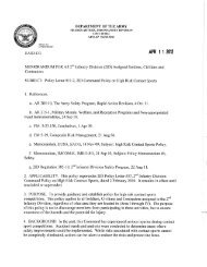 2ID Policy Letter 11-2, Command Policy High - 2nd Infantry Division