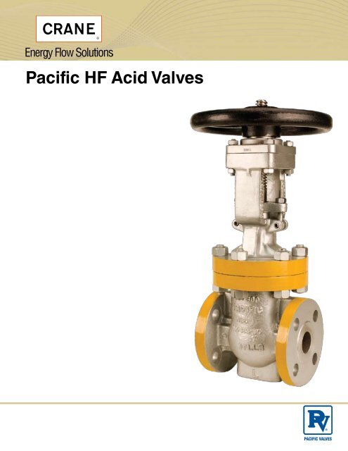 Pacific HF Acid Valves Catalog - Petro-Valve