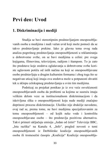 uloga umetnosti i medija u onesposobljavanju osoba sa oÅ¡teÄenjima