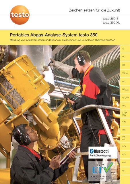 Download Produkt-Info testo 350 - Testo AG