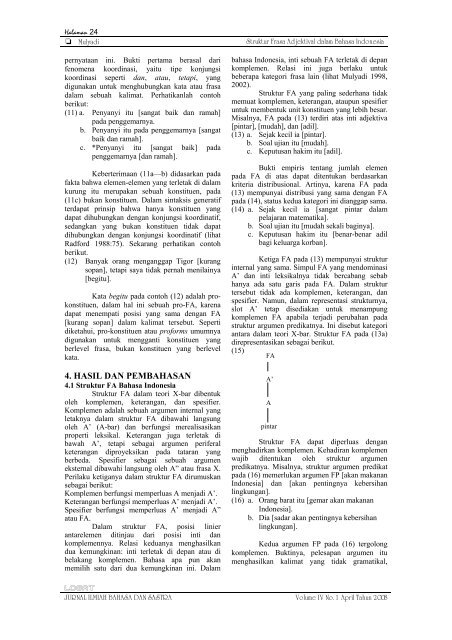 Vol. IV No. 1 April 2008 - USUpress - Universitas Sumatera Utara