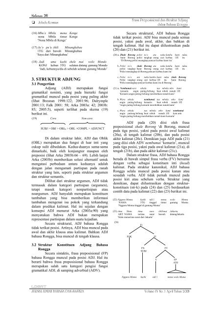 Vol. IV No. 1 April 2008 - USUpress - Universitas Sumatera Utara