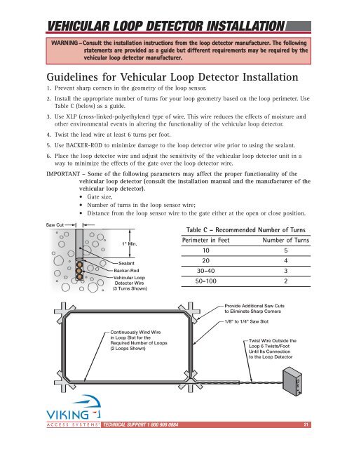 Q-4â¢ Installation Manual - Viking Access