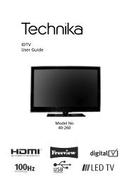 Technika 40 LED.indd - Tesco Tech Support