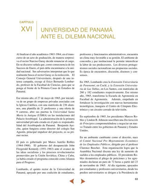 OrÃ­genes y EvoluciÃ³n de la Universidad de PanamÃ¡