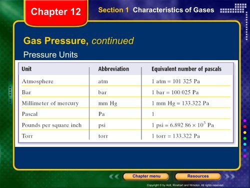 3 - Characteristics of Gases