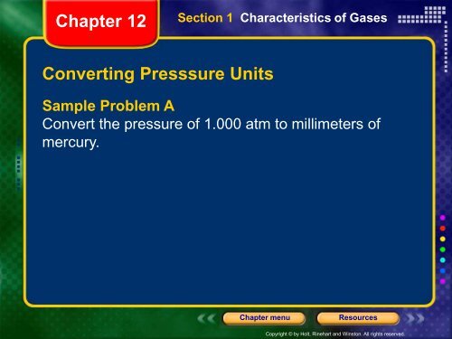 3 - Characteristics of Gases