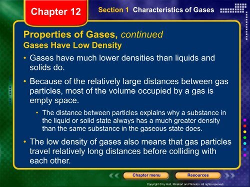 3 - Characteristics of Gases