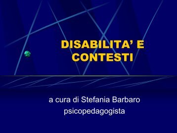 inclusione e contesti - CTRH Monza e Brianza