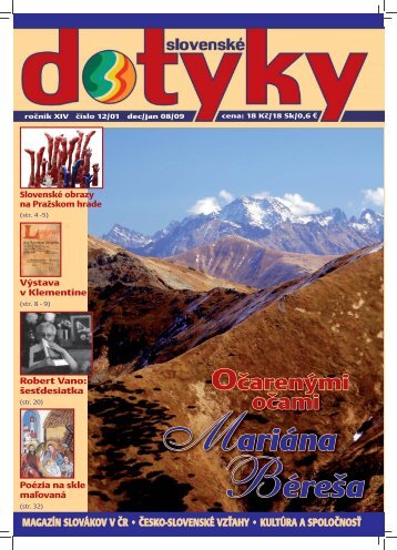 SlovenskÃ© dotyky 12-01 PDF - 4,3MB - SlovÃ¡ci vo svete
