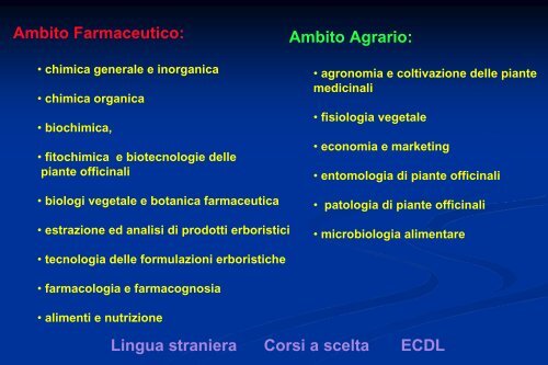 L'offerta formativa universitaria nel settore delle ... - Enrico Avanzi