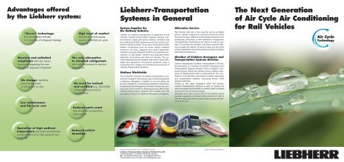 Air Cycle Air  Conditioning Technology - Liebherr