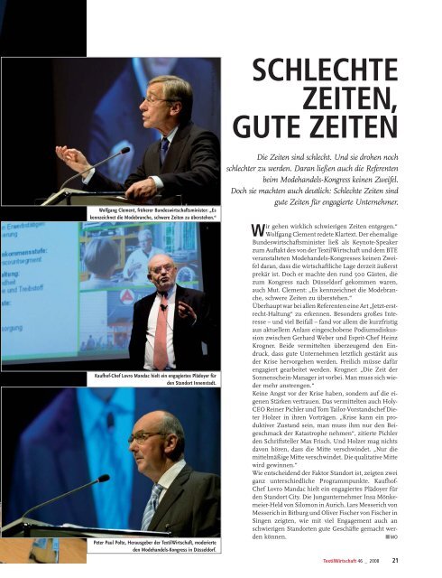 BUSINESS - TextilWirtschaft