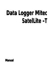 Mitec SatelLite-T manual - Mitec Instrument AB