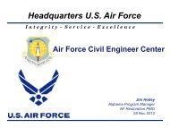 Air Force Environmental Program Update â Jim Holley