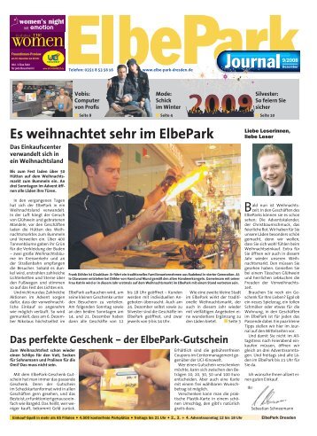 Es weihnachtet sehr im ElbePark - Textwerkstatt Dresden