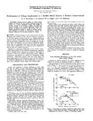 Performance of Tillage Implements in a Stubble Mulch System. I ...