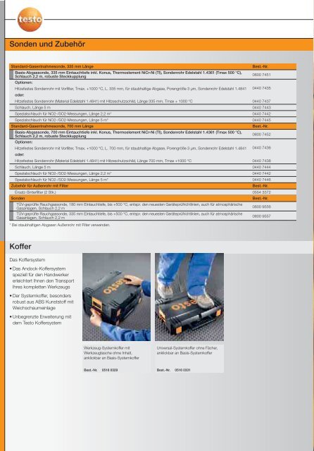 Messtechnik für Heizung und Installation - Testo AG