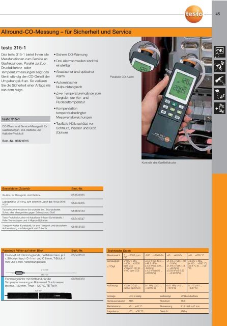 Messtechnik für Heizung und Installation - Testo AG