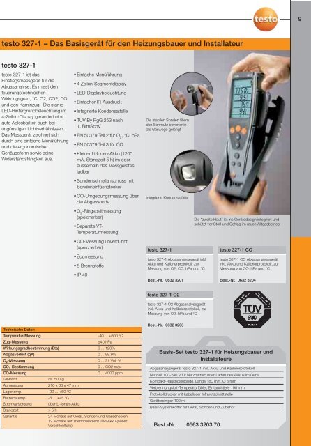 Messtechnik für Heizung und Installation - Testo AG