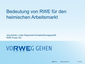 Investition RWE Power