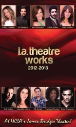 Calista Flockhart Joe Mantegna Jane ... - LA Theatre Works