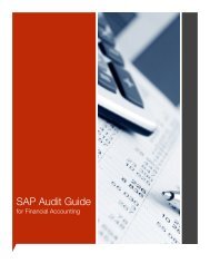 SAP Audit Guide - Financial Accounting - Layer Seven Security