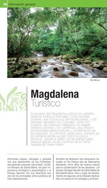 Descargar guÃ­a TurÃ­stica de Magdalena. 8MB - Colombia Travel