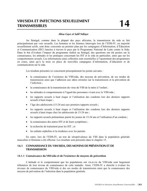 EnquÃªte DÃ©mographique et de SantÃ© SÃ©nÃ©gal 2005 ... - Measure DHS