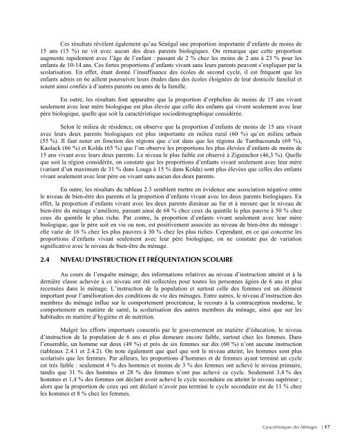 EnquÃªte DÃ©mographique et de SantÃ© SÃ©nÃ©gal 2005 ... - Measure DHS