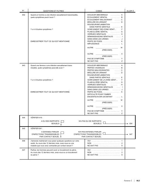 EnquÃªte DÃ©mographique et de SantÃ© SÃ©nÃ©gal 2005 ... - Measure DHS