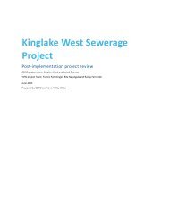Kinglake West Sewerage Project - Yarra Valley Water