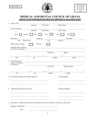 Additional Qualification Forms.pdf - Medical & Dental Council Ghana