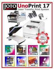 printer specifications - Joto