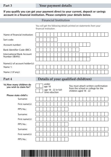 form BTW 2 - Welfare.ie