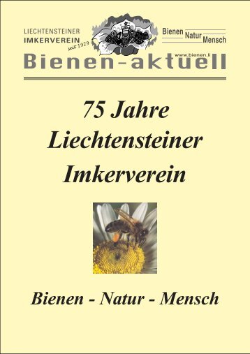 Bienen-aktuell Nr. 27 - Liechtensteiner Imkerverein