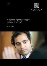 When the regulator knocks, will you be ready? - Nabarro