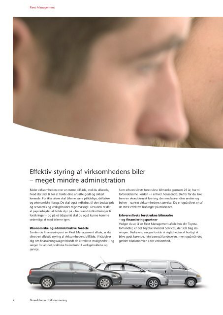 Fleet management brochure - Toyota