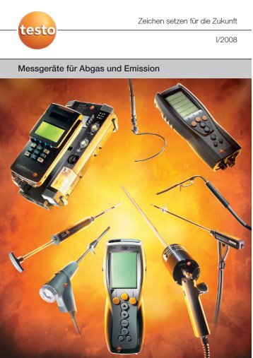 Messgeräte für Abgas und Emission - Testo AG