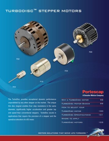 TurboDiscâ¢ sTepper MoTors